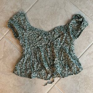 Pacsun Green Blouse